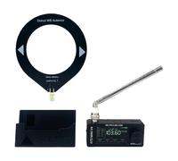 AMNVOLT V4 ATS MINI DSP Radio with Stand & Headphone Amplifier, ESP32-S3 & SI4732 Chip, 1.9" IPS Color Screen, Portable AM/FM/LSB/USB All Band Receiver for Outdoors and Daily use