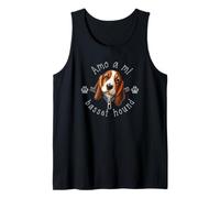 Amo a Mi Basset Hound Tank Top