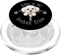 Amo a mi Bichon Frise PopSockets PopGrip for MagSafe