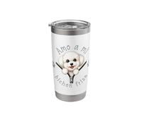 Amo a mi Bichon Frise Stainless Steel Insulated Tumbler