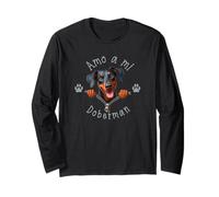 Amo a Mi Doberman Long Sleeve T-Shirt