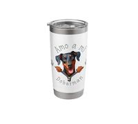 Amo a Mi Doberman Stainless Steel Insulated Tumbler