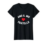 Amo Il Mio Fratello Value Graphic T-Shirt, Women, Black, M