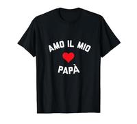 Amo Il Mio Papà Value Graphic T-Shirt, Men, Black, L