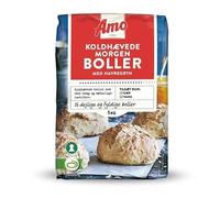 Amo Morgenboller | Cold Rise Breakfast Rolls Mix | Makes 16 Danish Rolls | 1kg