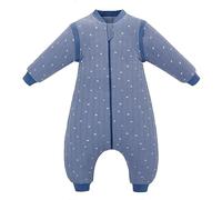 amo nenes Baby Sleeping Bag with Legs 2.5 TOG Children's Wearable Blanket with Detachable Long Sleeve,Unisex 100% Cotton Winter Toddler Sleep Sack for Infant Toddler