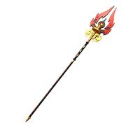 AMOC Genshin Cosplay Weapon Cosplay Outfit Set, 180 cm Genshin Impact Hu Tao ZhongLi Staff of Homa Cosplay Pole Weapons Removable Spear