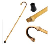 AMOCHO Bamboo Wood Walking Stick for Men and Women，80cm/31in, 85cm/33in, 90cm/35in，Walking Cane for Seniors，canes for Fathers Mothers (Size : 85cm/33in)