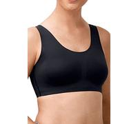 AMOENA Amy Non-Wired Bra - Pocketed Sleep Bra (44310) Size Small to Large (Small 32A-38A, 32B - 36B, 32C - 34C) Black