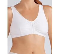 Amoena Cotton Front Fastening Bra Sizes Small(E/Fcup) Large(A/Bcup) XLarge(A/B)