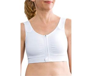 Amoena Leyla Front Fastening ~ Post Surgical ~ Soft Cup Bra - Front Zip Closure ~ NON RETURNABLE ITEM ~ Medical Bra (40)