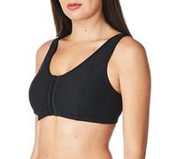 Amoena Women's Frances Front-Closure Leisure Bra, Opaque, Black, XX-Large A/B (48/50)