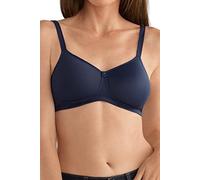 AMOENA Women's Mara Wire-Free Padded Pocketed Mastectomy Bra, Dark Blue, 40A