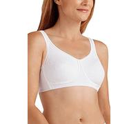 AMOENA Women's Mona Wire Free Pocketed Mastectomy Soft Bra - White - 42A