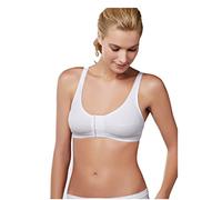 AMOENA Women's Sandra Front Closure Post Surgery Mastectomy Bra - White Size XL