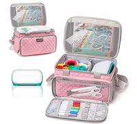 AMOIGEE Carrying Bag for Cricut Machines, Heat Press, Easy Press Mini, Joy Accessories, Case with Pockets