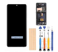 Amoled LCD for Samsung Galaxy S21 Ultra 5G G998 Digitizer Screen LCD Display Touch Assembly Replacement SM-G998 A F P R4 T U V W 6.8 inch by Qvouaw[Black with Frame]