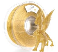 AMOLEN PLA 3D Printer Filament 1.75mm Shiny Dual Color Gold Silver with Sparkles and Glitters 1KG/2.2lbs
