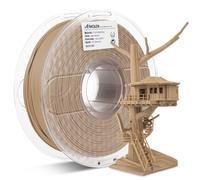 AMOLEN Wood Bamboo 3D Printer Filament, PLA Filament 1.75mm 20% Real Bamboo Fiber, 1kg/2.2lbs
