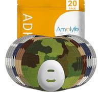 Amolyfe - Dexcom G7 Overpatches - Pack of 20 Waterproof Dexcom G7 Adhesive Plasters, with Newly Developed Reusable Hard Cap for Shockproof Durability, Breathable, Durable, Hypoallergenic