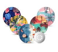 Amolyfe Libre 3 Plus Sensor Covers Waterproof Freestyle Libre 3 Covers Shockproof with Hard Cap Breathable Latex Free Glucose Sensor CGM Adhesive Patch 14 Day CGM Protection