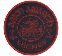 AMON AMARTH - Amon Amarth Vikings Circular Unisex Patch multicolour, 100% polyester,