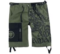Amon Amarth EMP Signature Collection Shorts olive black L