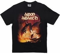 Amon Amarth Men T Shirt ON A SEA of Blood Black
