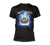 Amon Amarth Official T Shirt Metal 'Crack The Sky' Thor L Black