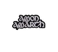 Amon Amarth Silver Font Melodic Death Patch Badge Embroidered Iron on Applique Souvenir Accessory