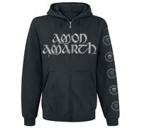 Amon Amarth Skullship Hoodie Jacket black 3XL