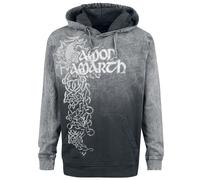 Amon Amarth Viking Horses Hoodie grey black M