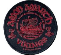 Amon Amarth - Vikings Circular Patches - Amon Amarth Licensed & Patch Woven.