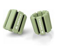 Amonax Adjustable Ankle and Wrist Weights Set, Fitness Leg Weights for Women Men, 1lb/2lb Pair for Strength Training, Pilates Weights Running Swimming Weights, Hand Arm Weights for Yoga, Dance