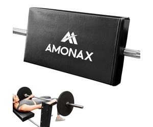Amonax AMONAX Hip Thrust Bench Back Pad, Extra Thick Foam Padding for Barbell Back Support, Home Gym Equipment Attachment for Hip Thrust, Protective Cushion for Bench Press Back Support