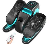 Amonax Electric Pedal Exerciser, Seated Elliptical Machine Cardio Under Desk Exercise Bike, Mini Cycle Trainer for Elderly, Sit down Foot Step Machine Leg Exercise Equipment for Home Use