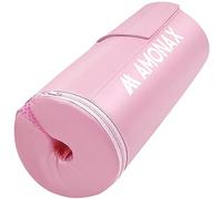 Amonax Hip Thrust Barbell Pad, Extra Thick Foam Padding, Heavy Duty Gym Accessories Fitness Workout Bar Pad Cushion Cover for Hip Thrusts, Women & Men (Pink)