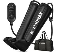 Amonax Leg Compression Boots, Leg Massagers for Pain and Circulation, Full-Leg Recovery System with Pressure Sensor, Foot, Calf & Thigh Air Therapy, Pressure Massage Machine for Relief