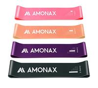 Amonax Resistance Bands Set for Women and Men, Exercise Fitness Home Gym Bands for Legs and Glutes and Arms. Yoga, Pilates Resistant Band Mini Loop Bands, Therapy Stretch Band