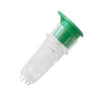 AMONENZ Pack of 2 Green Lime Squeezer, Mini Lemon Squeezer Hand Press, Portable Manual Citrus Juicer, Plastic Fruit Press Manual with Filter, for Household, Camping and Bar