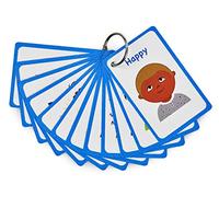 Amonev My Feelings and Emotion Boys Flashcards for visual aid Special Ed, Speech Delay Non Verbal Children and adults with Autism, Special Needs ASD ADHD (Mix Boys)