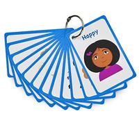 Amonev My Feelings and Emotions Girls Flashcards for visual aid Special Ed, Speech Delay Non Verbal Children and adults with Autism, Special Needs ASD ADHD (Mix Girls)