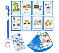 Amonev My Out and About Activity Cards 27 Flashcards for visual aid Special Ed, Speech Delay Non Verbal Children and adults with Autism or Special Needs