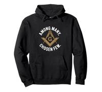 Among Many Chosen Few Freemason Emblem Pullover Hoodie