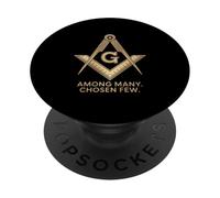 Among Many Chosen Few Freemason Square Compass PopSockets Adhesive PopGrip