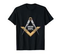 Among Many Chosen Few Freemason Square Compass T-Shirt