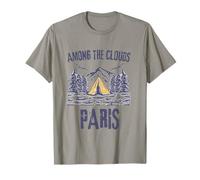 Among The Clouds Vacation Travel Paris France T-Shirt