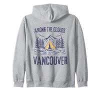 Among The Clouds Vacation Travel Vancouver Canada Vancouver Zip Hoodie