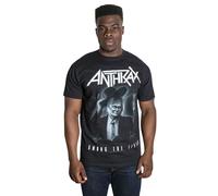 Among The Living Cotton T-Shirt Anthrax Black S
