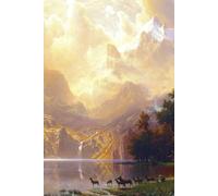 Among the Sierra Nevada Mountains - Albert Bierstadt - Notebook: 120 Lined Pages 6" x 9" Journal Diary Notepad